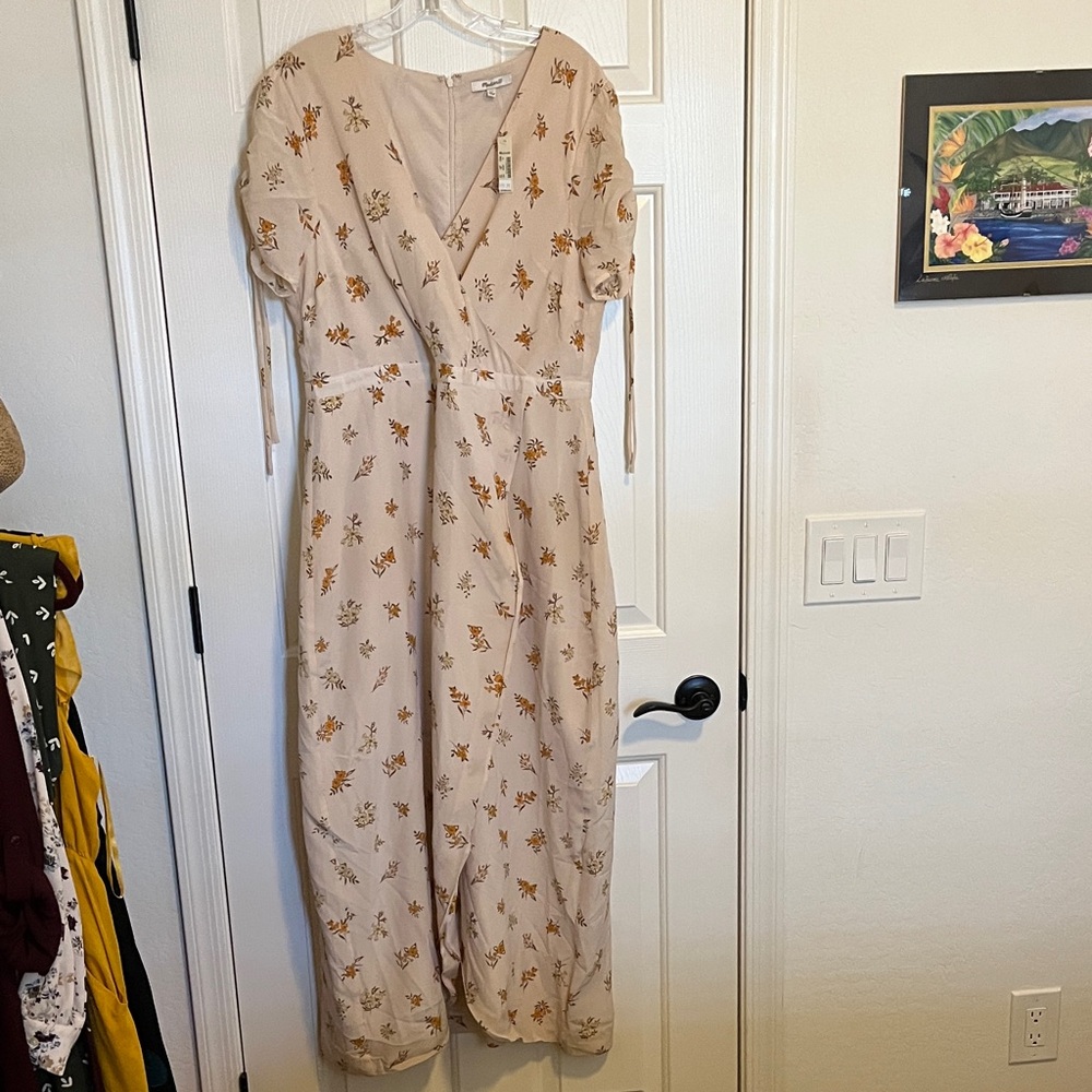 Madewell Silk Wrap-style Dress 14